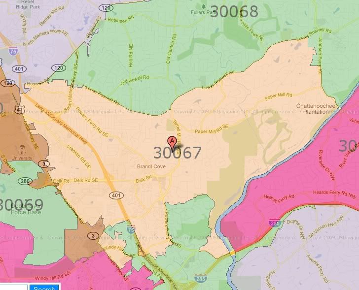 30060 And 30009 Zip Code Map Map